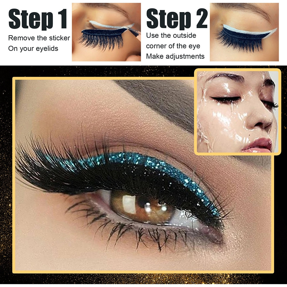 Autocollant de cils eye-liner