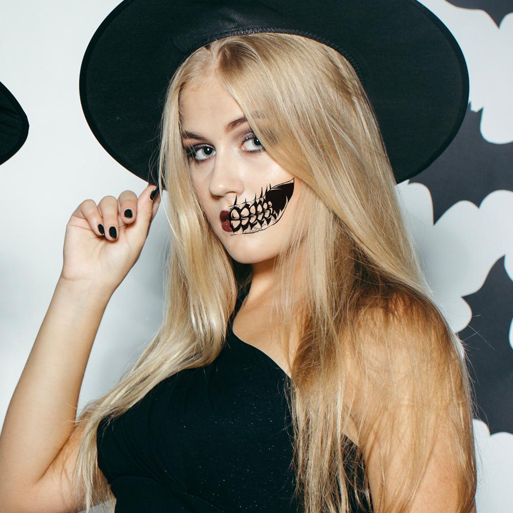 Autocollant de maquillage de tatouage d’Halloween