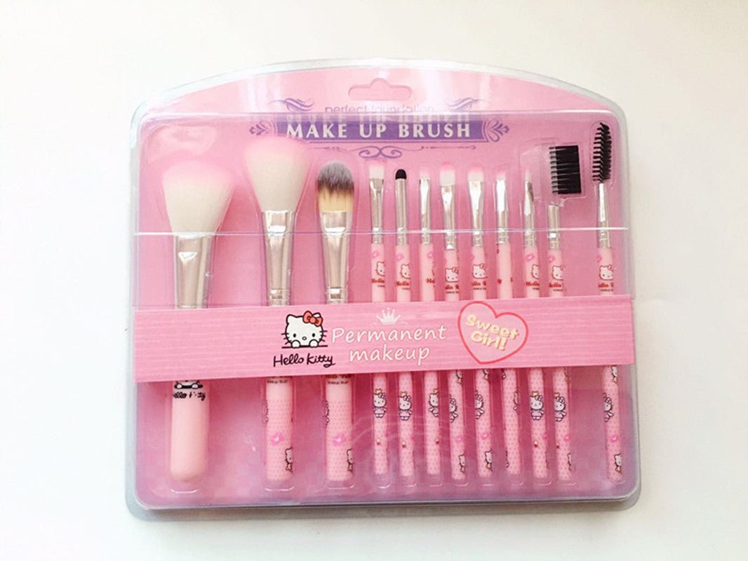 Set de brochas de maquillaje Hello Kitty